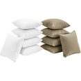 thumbnail image 4 of Modway Gather 10 Piece Outdoor Patio Pillow Set in White Red by Modway, 4 of 5
