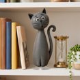 thumbnail image 2 of 3D Cat Figurine, Christmas Home Tabletop Decoration Statue, 2 of 6