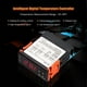 thumbnail image 4 of Regulador de temperatura Controlador de temperatura digital STC-1000 Regulador de temperatura inteligente DC 12V Soporte para termostato de refrigerador Calefacción / Enfriamiento / Corrección de temp Irfora Regulador de temperatura, 4 of 7