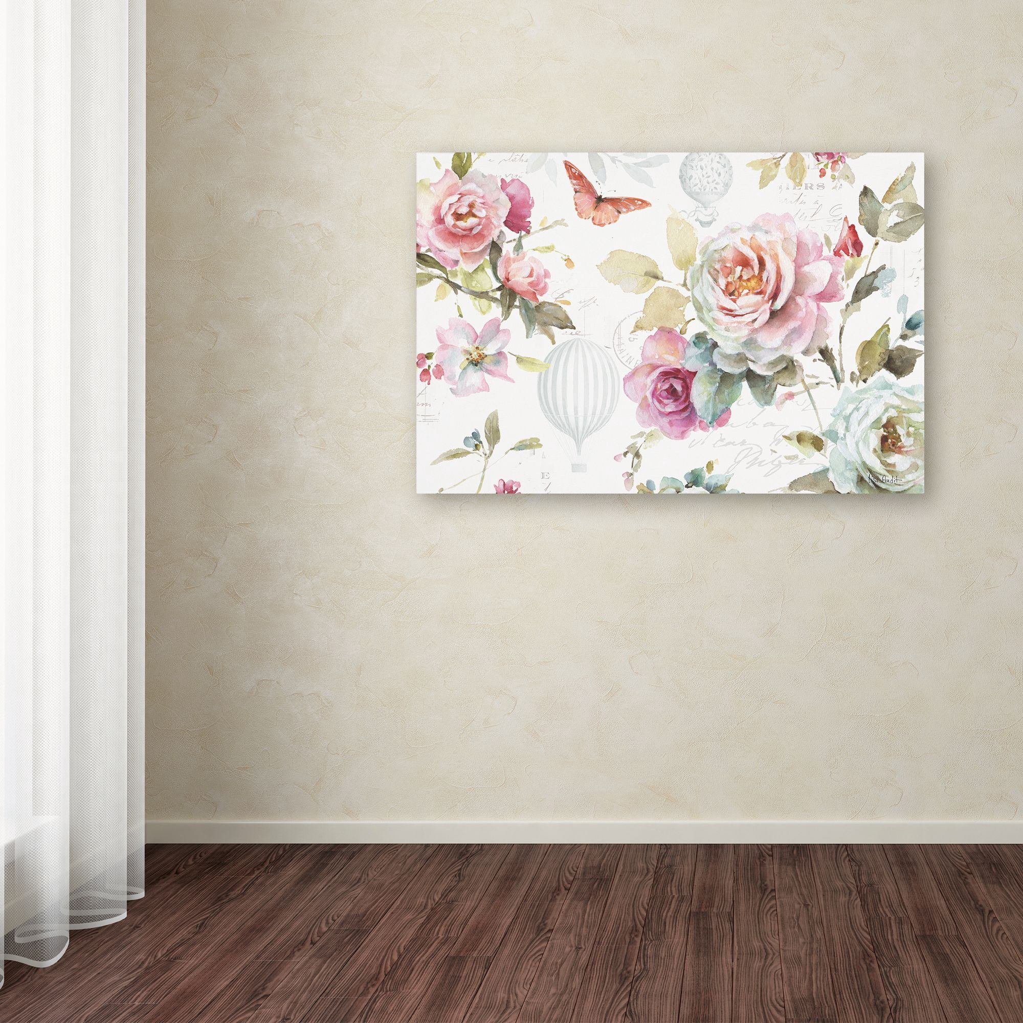 Trademark Fine Art 'Beautiful Romance I' Canvas Art by Lisa Audit