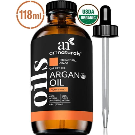 ArtNaturals Organic Moroccan Argan Oil â?? (4 Fl Oz / 120ml) - Pure Virgin Cold Pressed Serum â?? for Hair Growth, Face, Nail and Body â?? for Dry and Damaged Skin â?? Anti Aging and Wrinkle