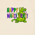 thumbnail image 4 of Inktastic Happy Mardi Gras Cute Alligator with Beads Boys or Girls Baby T-Shirt, 4 of 5