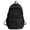 Black, variant on Solid Color Backpack for Women Lightweight Student School Bag Casual Daypack for Travel or Daily Use Blue One Size
