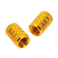 thumbnail image 3 of Alloy Tire valve cap, bicycle, motorcycles and car with Schrader valve, 2 set, Gold, 3 of 4
