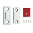 thumbnail image 2 of Dazone 1 Set Magnetic Door Catch, With Adhesive Cabinet Magnets Magnetic Door Catch Closer Magnetic Closures Latches Hardware Kitchen Cabinet Closer, With 4 Screws, 2 of 9