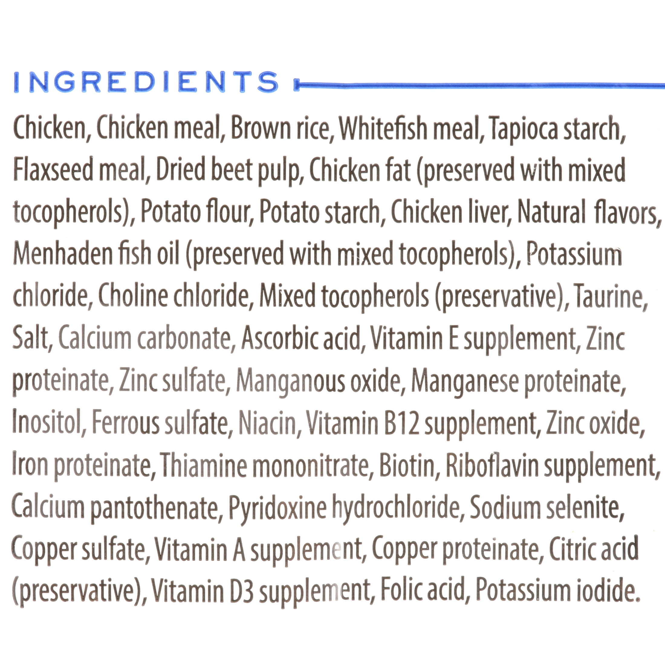 Tender & True Chicken & Brown Rice Recipe Dry Cat Food, 7 lb bag