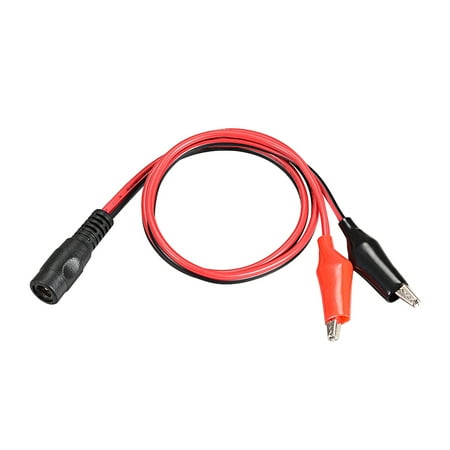 

2pcs 2.1mmx5.5mm 12V DC Female Jack to Alligator Clip Power Cable Connectors 53cm