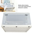 thumbnail image 4 of Boîte de Rangement Transparente, Conteneur de Rangement à 5 Ouvertures Grande Capacité de Charge Empilable pour Chambre à Coucher pour Vêtements, 4 of 8