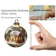 thumbnail image 3 of Rapeiae Natural Wonders Series Christmas Ball Flat Acrylic Pendant, 3 of 5