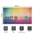 thumbnail image 5 of Colorful Hearts Door Mats Rug Decorative Doormat Welcome Floor Mat Non Slip Washable Bathroom Kitchen Entrance Rug for Indoor Outdoor Home Decor, 17 X 30 Inch, 5 of 7