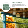 thumbnail image 3 of Raindrops Green PVC Coated Outdoor Tarp Cover Durable Waterproof for Carports and Pools 1Pc, 3 of 8