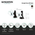 thumbnail image 5 of Kingston Brass CCK44155PX 1/2-Inch FIP x 1/2-Inch O.D. Comp Quarter-Turn Straight Shut-Off Valve in Oil Rubbed Bronze, 5 of 6