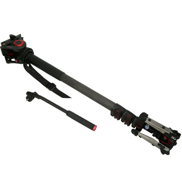 Unipod,Miliboo MTT705II‑CA Portable Carbon Monopod Camera Unipod Seamless Integration