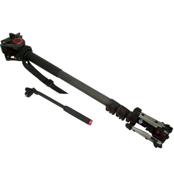 Appareil Photo Unipod, Miliboo Mtt705iica Monopode Portable Monopode Hydraulique à Tête Sphérique Fonctionnalité Intelligente