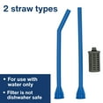 thumbnail image 3 of Campbell Ultrafiltration+ On the Go Filter Straw - Reusable, Dishwasher Safe for Hiking, Camping, Travel - Removes 99.9% Water Contaminants, Compatible with Most Mugs, Tumblers, or Most Bottles, 3 of 7