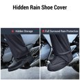 thumbnail image 4 of TFixol Men's Waterproof Motorcycle Rain Suit Set, Detachable Jacket & Pants for Heavy Storm Riding, Black-Green, XXL Size, 4 of 6