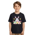 thumbnail image 6 of ZXLBBD Easter Kids Short Sleeve Graphic T Shirt for Girls Boys Fashion Outdoor Holiday Tee Top Relaxed Fit Casual School Wear, 6 of 7