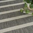 thumbnail image 5 of Nourison Positano Indoor/Outdoor Charcoal Ivory 4' x 6' Area Rug (4x6), 5 of 9