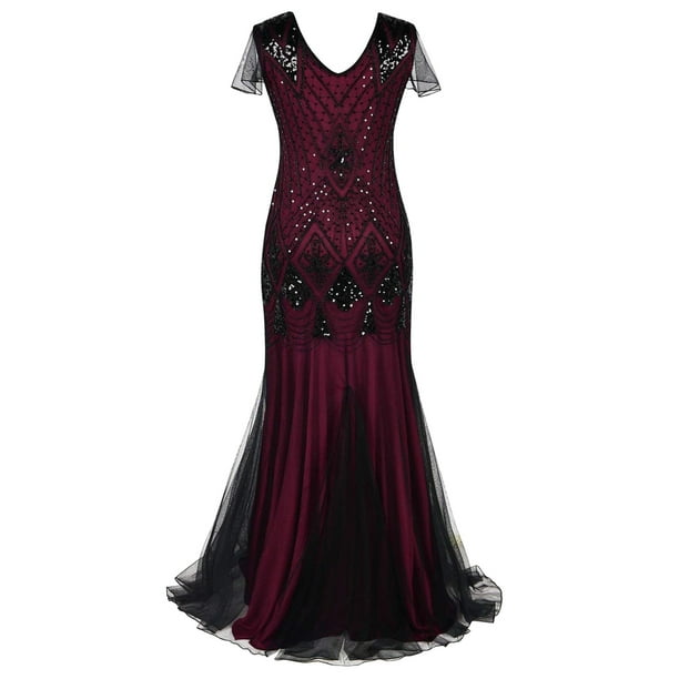 maxi flapper dress Shop Pink Flapper Dresses