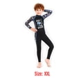 thumbnail image 4 of Soidarity Traje de neopreno para niños, traje de buceo de secado rápido, ropa de surf de manga larga, traje húmedo para niños, ropa de baño para Deportes acuáticos Muchacho negro XXL Soidarity OD003685-05, 4 of 6