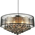 thumbnail image 2 of CWI Lighting Radiant 12 Light Drum Shade Chandelier With Chrome Finish, 2 of 3