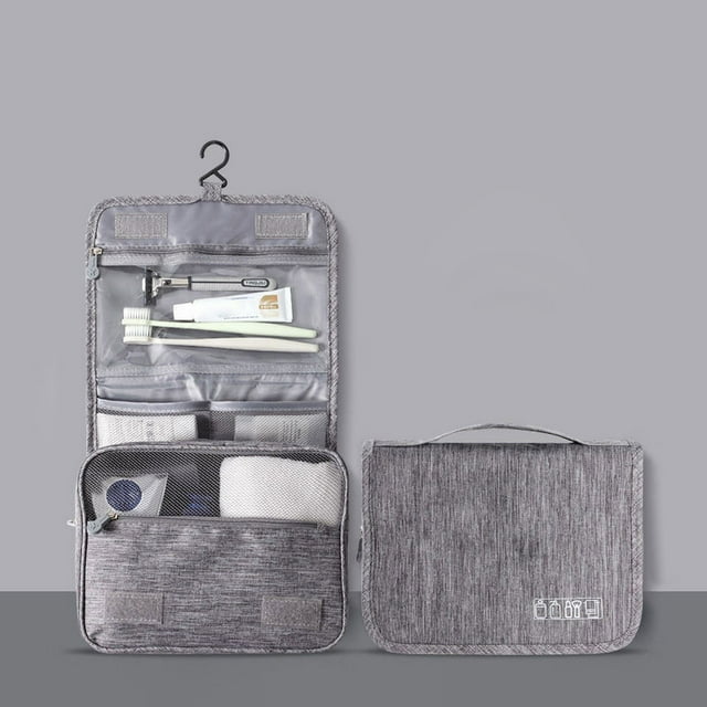 Travel Toiletries Bag for Men with Dry and Wet Separation Large Capacity Cosmetic Organizer Portable Travel Kit for Business Trips Makeup and Toiletry Storage Bag