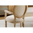 thumbnail image 7 of French Style Solid Wood Dining Chair Set of 2 - Cream, 7 of 7