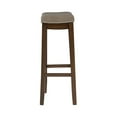 thumbnail image 4 of Riverbay Furniture Rubberwood Brown Bar Stool Backless 32.25" Unassembled, 4 of 9