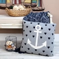 thumbnail image 2 of Parkland Collection Gail Nautical Gray Throw Pillow, 2 of 5