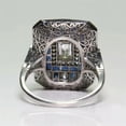 thumbnail image 5 of K-KED Gorgeous Delicate Jewelry 925 Silver Rings Cubic Zirconia for Women Wedding Ring Size6-10-7-Blue, 5 of 6