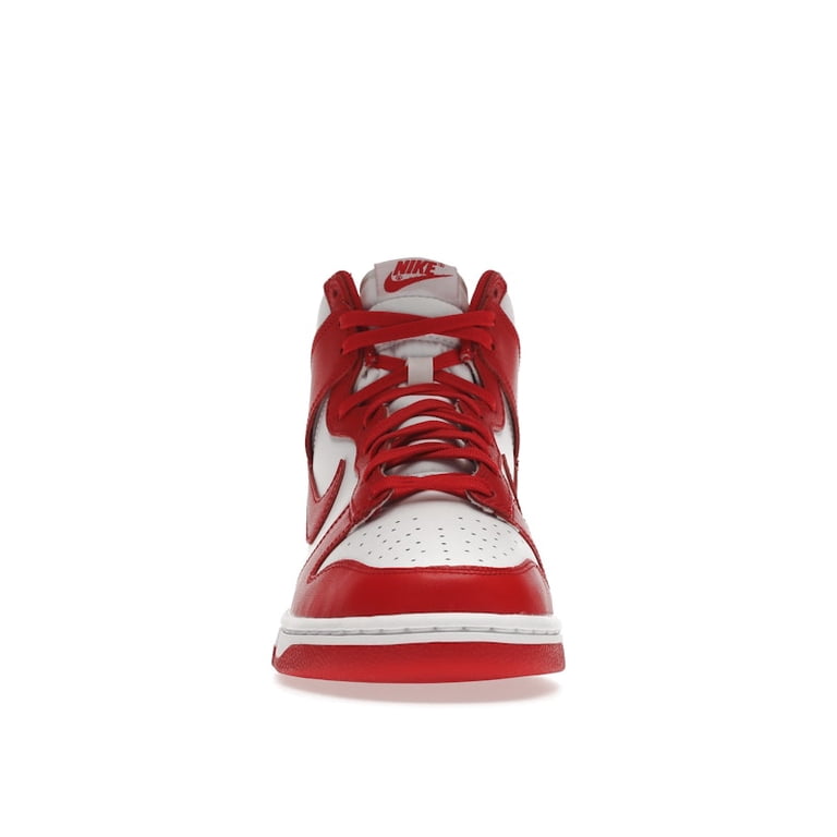 スニーカー Nike Dunk Hi Championship White and Red Nike Men's Dunk High Championship White Red Shoes, from StockX