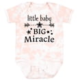 thumbnail image 3 of Inktastic Little Baby, Big Miracle Boys or Girls Baby Bodysuit, 3 of 5