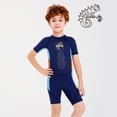 thumbnail image 4 of Soidarity Trajes de neopreno para niños de 2,5 MM, traje de buceo de una pieza, traje de neopreno de secado rápido, traje de baño para niños, buceo, Deportes acuáticos azul marino L Soidarity OD003681-08, 4 of 6