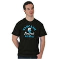 thumbnail image 4 of Grouchy Smurf Sarcasm All Day Cartoon Men's Graphic T Shirt Tees Brisco Brands S, 4 of 4