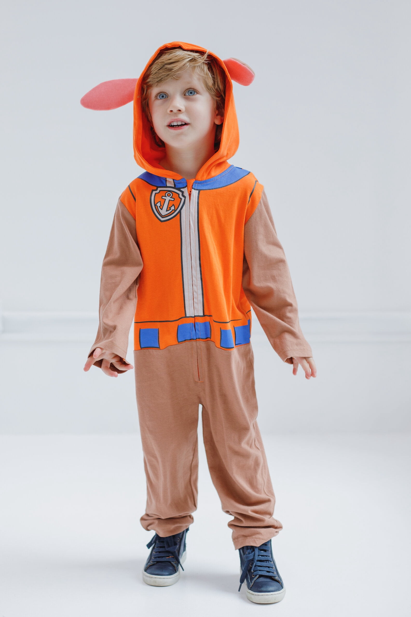 Paw Patrol Zuma Little Boy Girl Kids Zip Up Cosplay Coverall Toddler to Big Kid