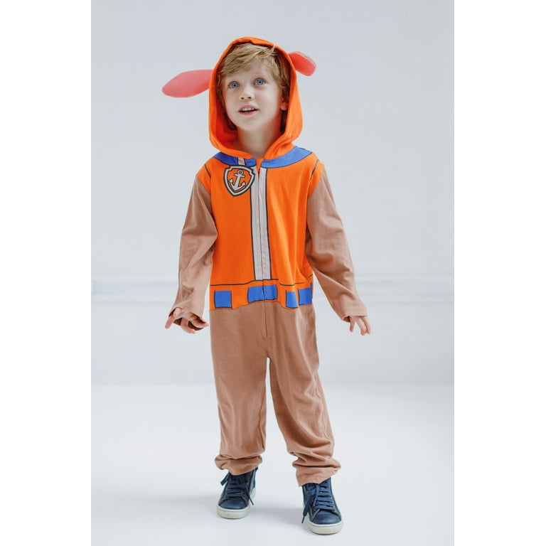Maglietta Cosplay Famiglia Paw Patrol Con Cappuccio - Personaggi Ryder, Skye, Chase, Marshall, Taglie Da Bambino (2T) Ad Adulto (2XL)