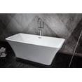 thumbnail image 4 of Lexora Vinter Free Standing Acrylic Bathtub With Chrome Drain LD901159A1C0000, 4 of 6
