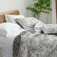 thumbnail image 3 of Wonderful Bedding Reversible Floral Pattern Quilt 3-Piece Set, 3 of 6