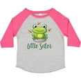 thumbnail image 3 of Inktastic Little Sister Frog Girls Toddler T-Shirt, 3 of 5