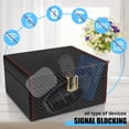 thumbnail image 3 of Car Key Signal Blocker Box, [4 Keys Capacity] Diyife Faraday Box for Car Keys, Premium Leather Anti-Theft Key Fob Protector RFID Signal Blocking Box, 3 of 5