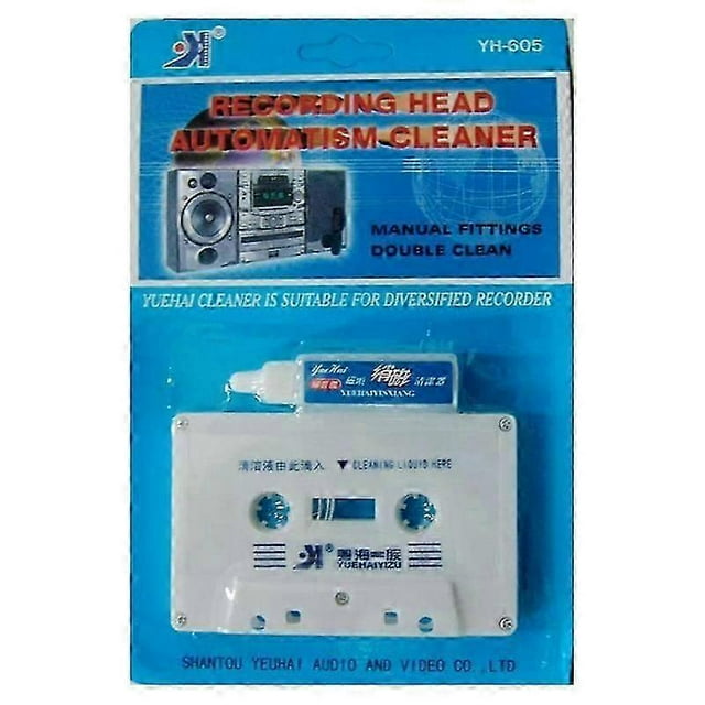 Wet Type Cassette Tape Head Cleaner Demagnetizer Kits Deck Audio Players