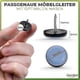 thumbnail image 2 of 24 Pack 19mm Teflon Furniture Glides For Carpets JR2025032600228, 2 of 5