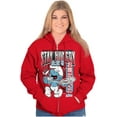 thumbnail image 4 of The Smurfs Cool Kanji Stay Hungry Zip Up Hoodie Men's Women's Brisco Brands L, 4 of 6