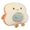 thumbnail image 1 of Almohada de pan en rodajas divertida y moderna, juguete de peluche bonito, almohada con forma de comida, cojín para sofá, 1 of 8