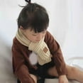 thumbnail image 3 of Kids Winter Warm Knit Scarves Warm Scarf Neck Warmer for Toddlers Boys Girls, 3 of 6