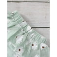thumbnail image 6 of Seyurigaoka Baby Girls Two-piece Lovely Pants Suit, Daisy Print Tie-up Shoulder Strap Ruched Camisole + Elastic Band Culottes, 6 of 8