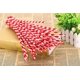thumbnail image 5 of Limpiadores de pipa con tallos de chenilla rayados, paquete de 100 (rojos), 5 of 5