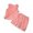 Pink, variant on Girls Outfit Loose Vest Sophisticated Sport Pajama Summer for Girls Relaxed Drawstring Modern Shorts Set