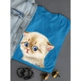 thumbnail image 3 of Adorable Kitten T-Shirt Women -Kayomi Harai Designs, Female Small, 3 of 4