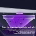 thumbnail image 2 of Mini UV Light Toilet Sanitizer Home Hotel Toilet Germicidal UV Lamp - White, 2 of 5
